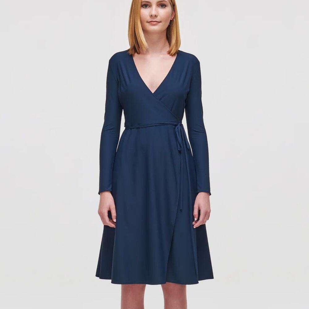 NWT Cotidie Samantha Jersey Wrap Dress